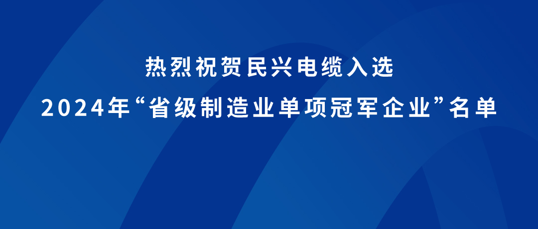 民興榮獲廣東省制造業(yè)單項(xiàng)冠軍！